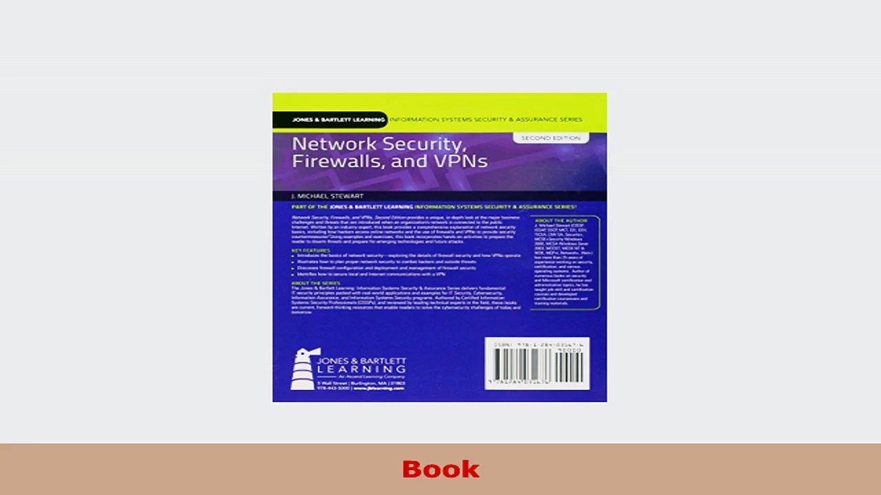 READ ONLINE  Network Security Firewalls And Vpns Jones  Bartlett Learning Information Systems