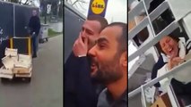 Deux employés d'un Lidl italien ont enfermés une rom dans le local poubelle