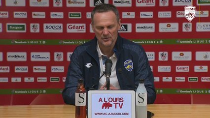 Les réactions après AC Ajaccio-FCSM (0-0)