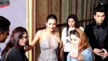 Malaika Arora in Strapless transparent Gown at India's Got Talent