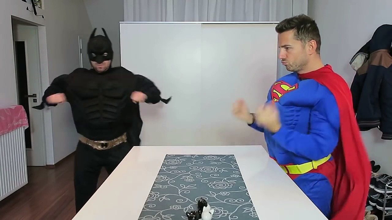 Iron Man vs Captain America - Superhero in Real Life Arm Wrestling Fight
