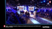 ONPC : Laurent Ruquier ironise sur le meurtre de Donald Trump, les internautes choqués (Vidéo)