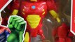 Unboxing Hasbros Marvel Super Hero Mashers: Hulkbuster Iron Man vs Hulk