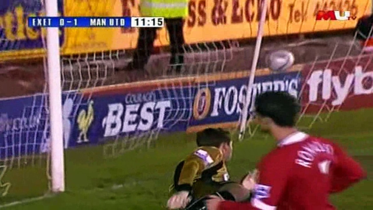 Cristiano Ronaldo Vs Exeter City Away (19/01/2005)