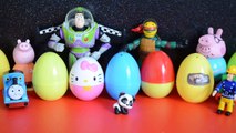 Play-Doh Surprise eggs Fireman sam Peppa pig Hello Kitty TMNT Lps Disney toy story eggs