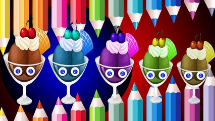 The Finger Family Ice Cream #4 Family Nursery Rhyme | Ice Cream Daddy Finger Song