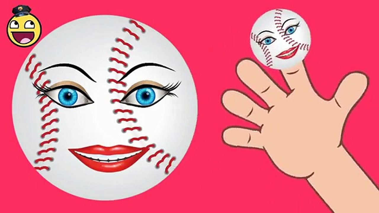 Ball Cartoons Animation Singing Finger Family Nursery Rhymes for Preschool Childrens Song