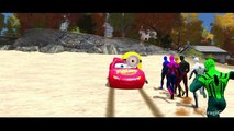 Minions & Spiderman Colors Disney Pixar Cars Nursery Rhymes Songs | Minions Smash Spiderman
