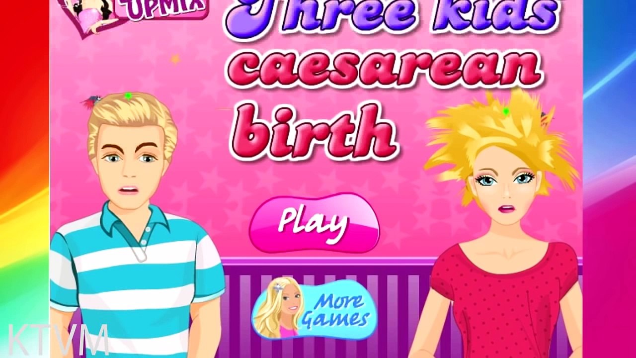 Three kids caesarean birth - Girls Game - Baby Game