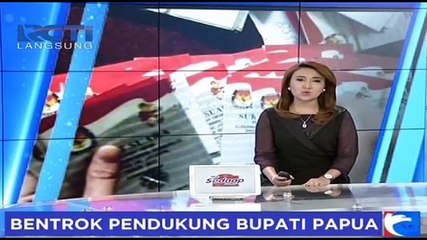 Download Video: Bentrok Pendukung Bupati Papua