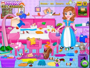 Princess Sofia Messy Bedroom Cleaning - Disney Sofia Game For Kids HD new