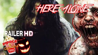 Zombie movie HERE ALONE 2017 trailer filme horror movie filme de zumbis filme de terror
