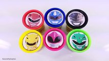 Power Rangers Playdoh Tubs Playdoh Dippin Dots Toy Surprises! Learn Colors! #2