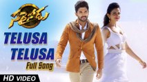 Telusa Telusa Full Video Song || Sarrainodu || Allu Arjun , Rakul Preet, Catherine Tresa