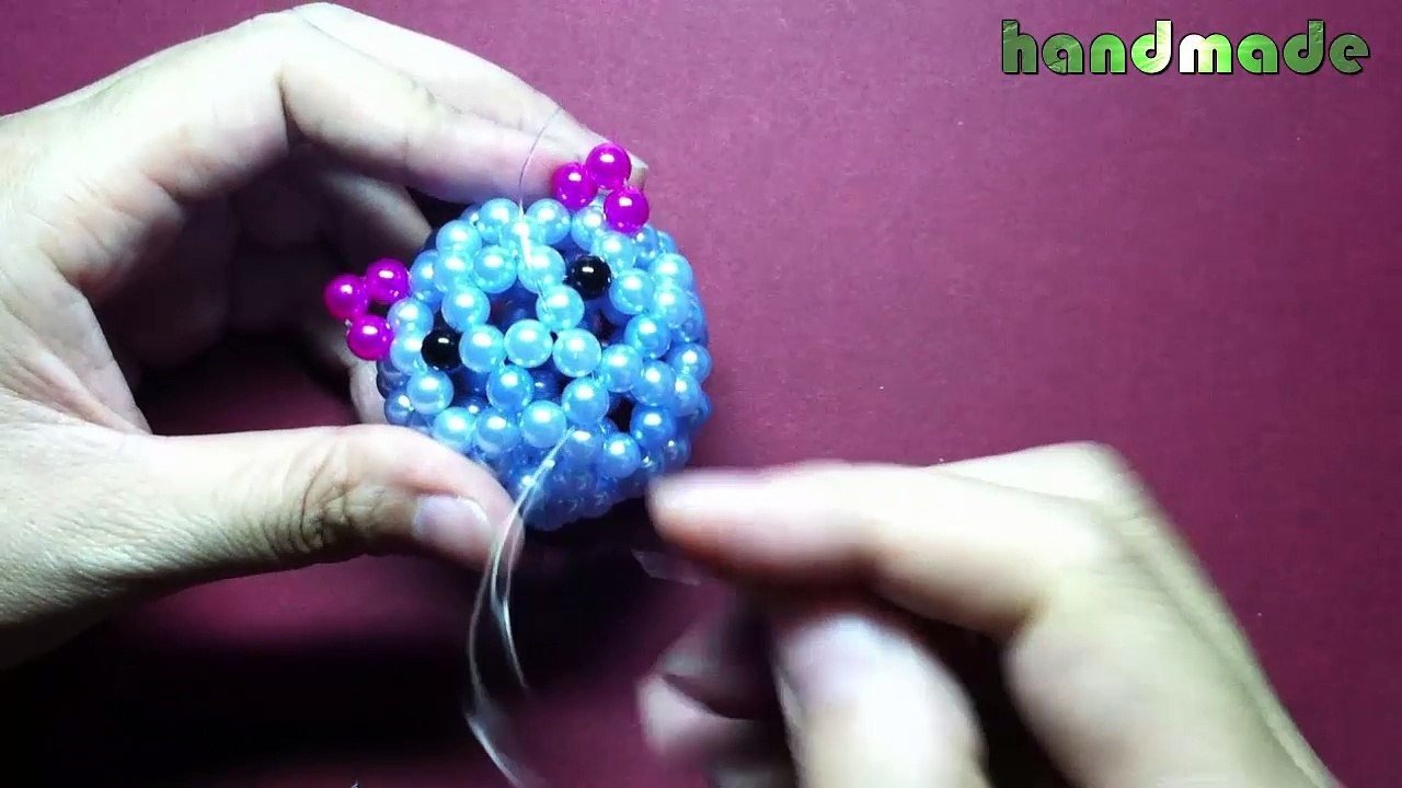 Hướng dẫn kết chú heo hạt cườm - Pig (2/2)