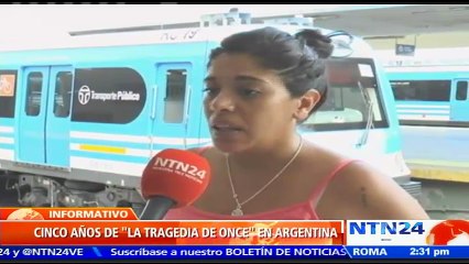 Familiares de las víctimas de la tragedia de Once en Argentina exigen justicia a cinco años del accidente ferroviario
