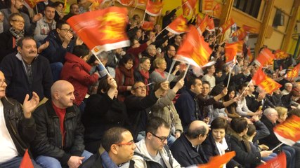 Dans les gradins de la salle Louvrier, samedi 25 février 2017
