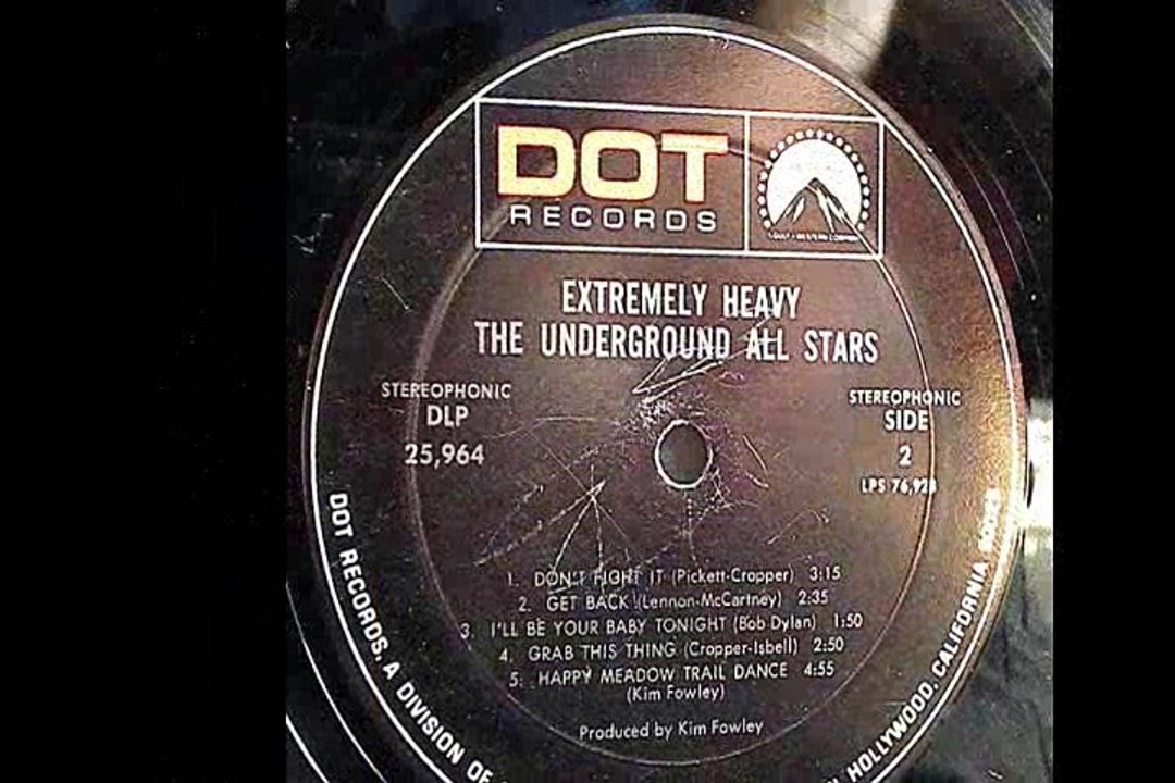 The  Underground All-Stars  "I'll Be Your Baby Tonight" 1968 US Heavy Psych