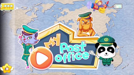 Little Kids Post Office - Baby Panda manages Post Organization