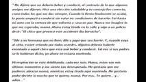 las últimas palabras de la víctima de un terrible accidente…