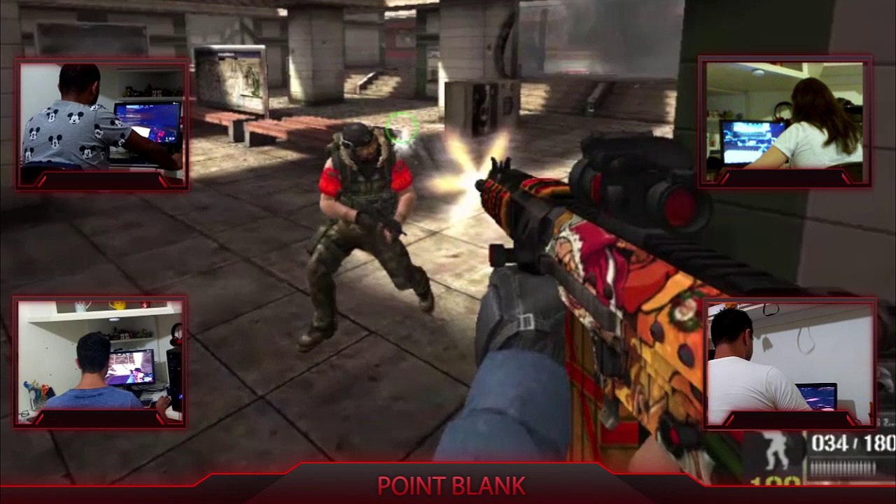 Jogando Point Blank - Homenagem aos meus amigos