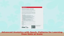 READ ONLINE  Advanced Analytics with Spark Patterns for Learning from Data at Scale