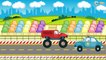 LEARN Yellow Crane working with Truck for Kids - Cars & Trucks Vehicles for Children Cars Cartoon