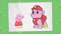 Paw Patrol Peppa Pig Chase Marshall Rubble Painting Character Outfits For Kids & Toddlers Animation