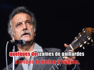 Georges Brassens  - Hécatombe KARAOKE / INSTRUMENTAL