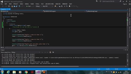 Solução de Exercício de Lógica de Programação: Resultado de uma Partida de Futebol