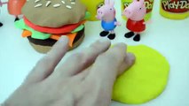 Pig George da Familia Peppa e Massinha de Modelar Play-Doh fazendo Mc`Donalds!!! Em Portug