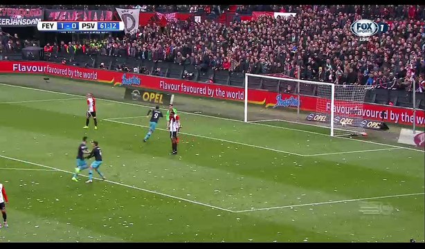 Gaston Pereiro Goal HD - Feyenoord 1-1 PSV - 26.02.2017