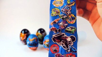 6 Surprise Eggs Unboxing 3 Hot Wheels Surprise Eggs and 4 Star Wars Surprise Eggs SE&TU