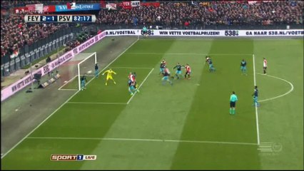 Jan-Arie van der Heijden Goal HD - Feyenoord	2-1	PSV 26.02.2017