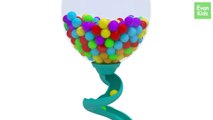 Цвет шаров на 3D-слайд для детей EvanKids