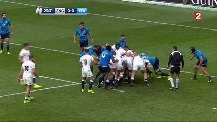 Rugby : Angleterre - Italie / L'Angleterre marque en force