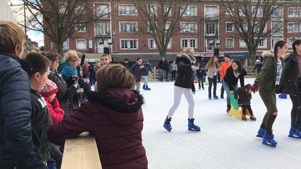 Derniers tours de piste a la patinoire