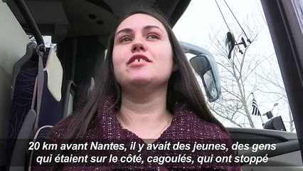 Marine Le Pen à Nantes: des autocars pris pour cible