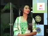 Sexy Bollywood actor and model Gauhar Khan in the Beautiful Green and white Salwar and Kurti