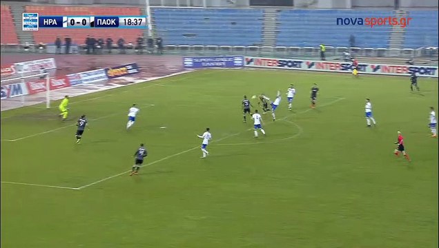 0-1 Το γκολ του Αλεξάνταρ Πρίγιοβιτς - Ηρακλής 0-1 ΠΑΟΚ - 25.02.2017 [HD]