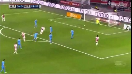 Kasper Dolberg Goal vs Heracles (1-0)