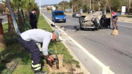 MHP Konvoyunda Kaza: 4 Yaralı
