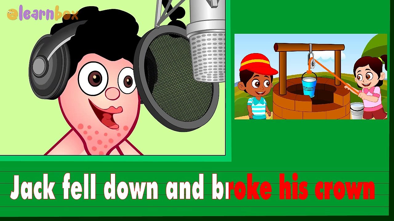 Jack and Jill nursery rhyme - animation song with full Lyrics for Children