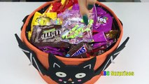 Learn to Count with Candy Skittles M&M Snickers Butterfinger Shopkins Egg Surprise Toys learn colors