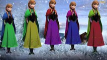 Frozen Elsa & Anna Finger Family Songs | Pink SpiderGirl Elsa Frozen Dinosaurs Animals Son