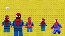 Lego Spiderman Finger Family Nursery Rhyme - Daddy Finger Kids Toy Colors Songs