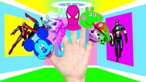 Finger Family collection Spiderman Peppa pig Elsa Lollipop Superhero Nursery Rhymes Lyrics and more