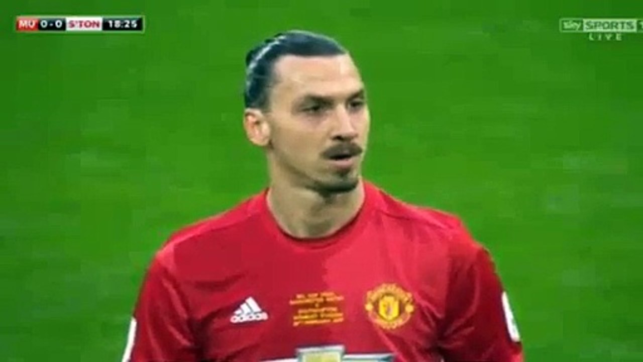 Zlatan Ibrahimovic Free-Kick Goal HD - Manchester United 1-0 Southampton 26.02.2017