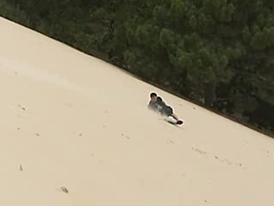 j'ai glissé, chef !... dune de pilat...