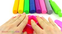 Learn Colors with Play Doh Disney Alice in Wonderland & Molds Fun & Creative for Kids EggVideos.com